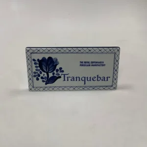 Royal Copenhagen Fajance Tranquebar Forhandler Skilt