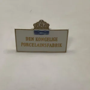 Royal Copenhagen Forhandler Skilt med guld
