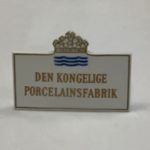 Royal Copenhagen Forhandler Skilt med guld