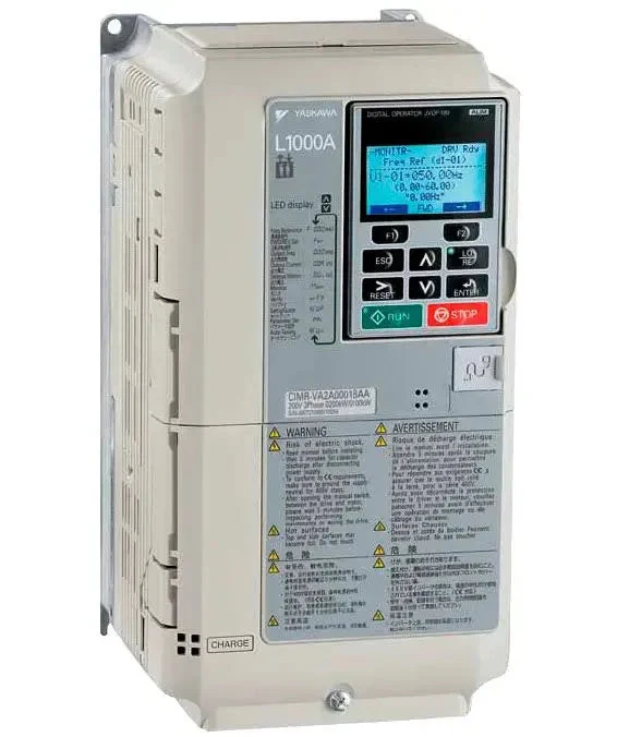 Yaskawa-frekvensomriktare L1000A 400 V/7,5 kW/18