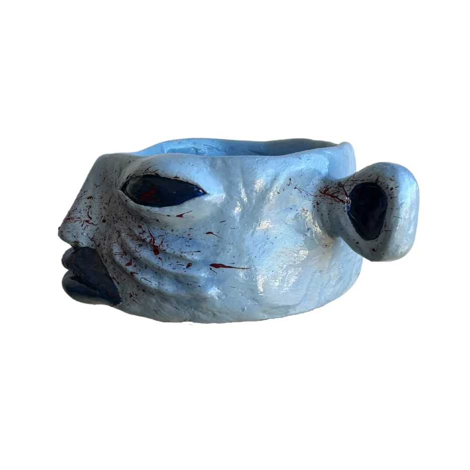Fishy Fred Skulptur