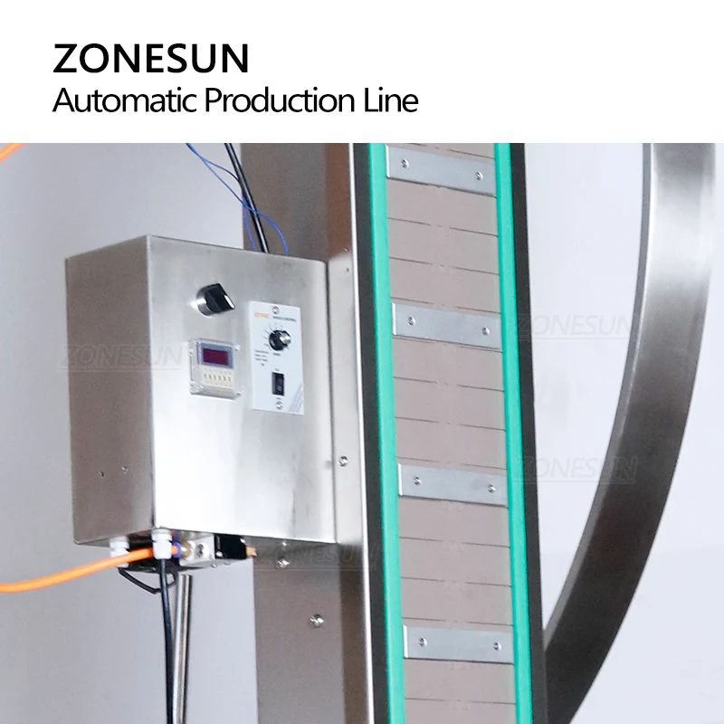 ZONESUN Automatic Liquid Filling Capping Labeling Machine Round Bottles