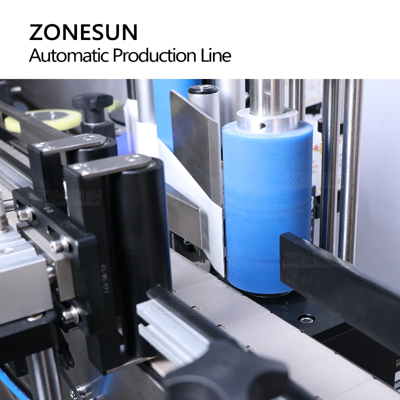 ZONESUN Automatic Liquid Filling Capping Labeling Machine Round Bottles