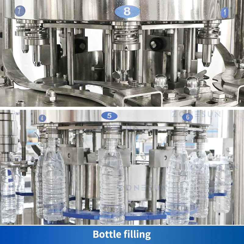 ZONESUN ZS-AFC883 Mineral Water Liquid Bottle Rinsing Filling Capping Production Line(SPECIAL OFFER)