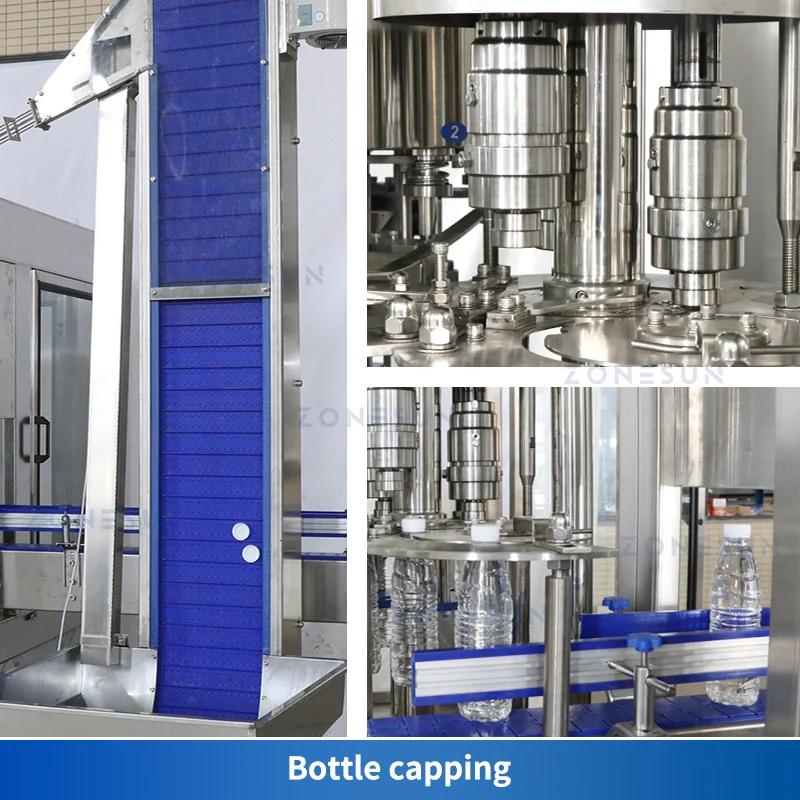 ZONESUN ZS-AFC883 Mineral Water Liquid Bottle Rinsing Filling Capping Production Line(SPECIAL OFFER)