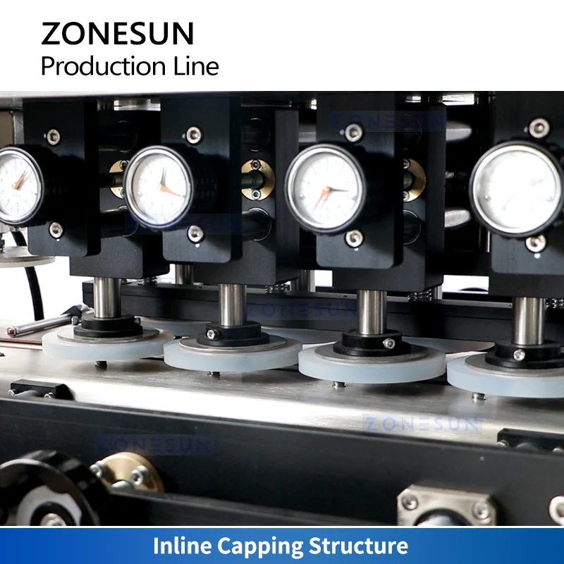 ZONESUN ZS-FALU5 Honey Syrup Filling, Capping & Labeling Line Viscous Products