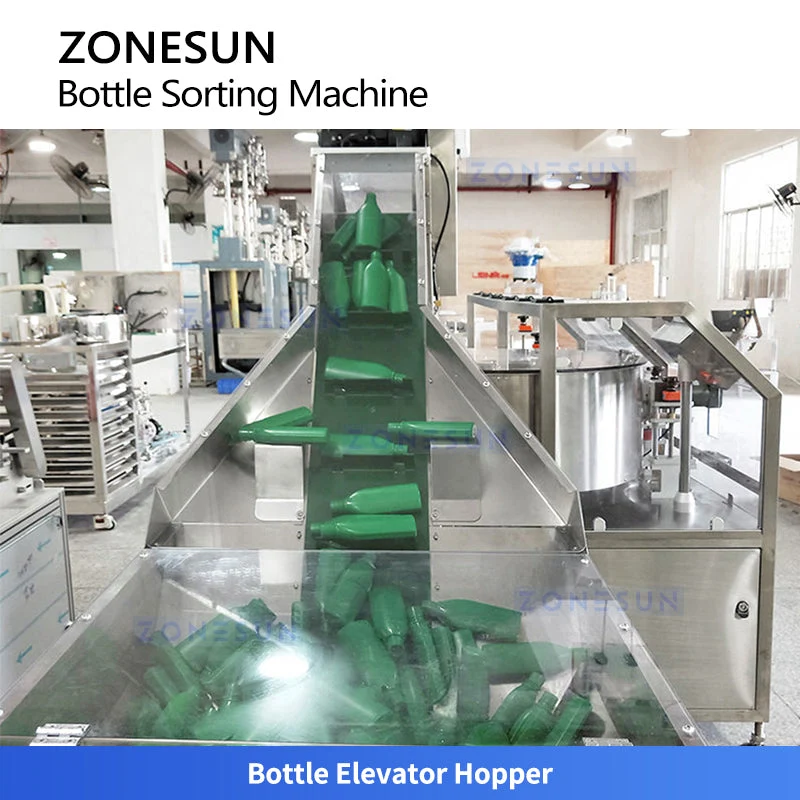 ZONESUN ZS-LP200 Automatic Plastic Bottle Rotary Turntable Feeder Unscrambler