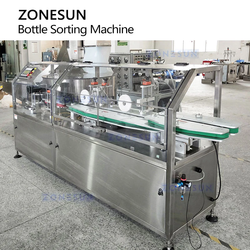 ZONESUN ZS-LP200 Automatic Plastic Bottle Rotary Turntable Feeder Unscrambler