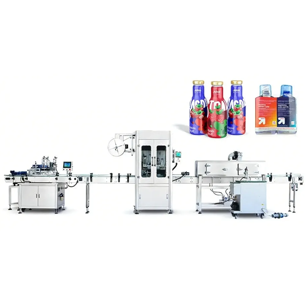 ZONESUN ZS-STB150R Automatic Filling Capping Shrink Sleeve Lable Machine