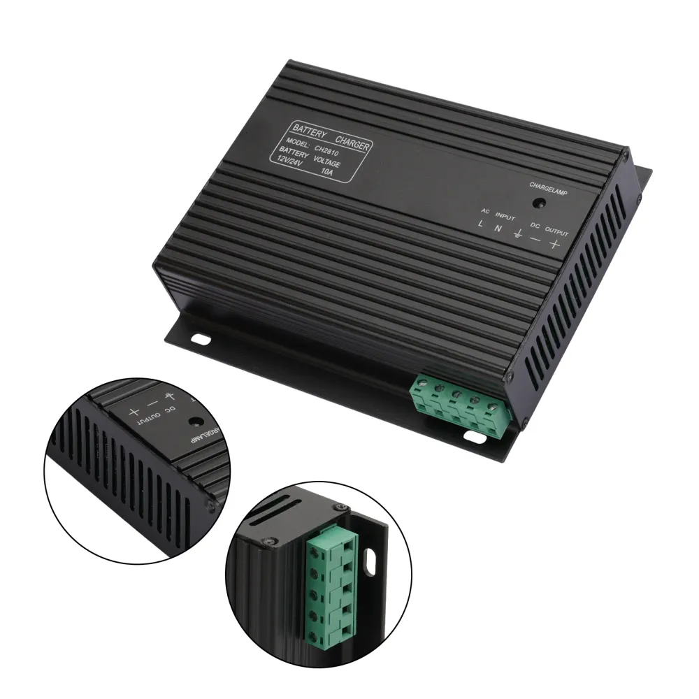 CH2810 12V/24VDC 10A Diesel Automatisk generatorbatteriladdare