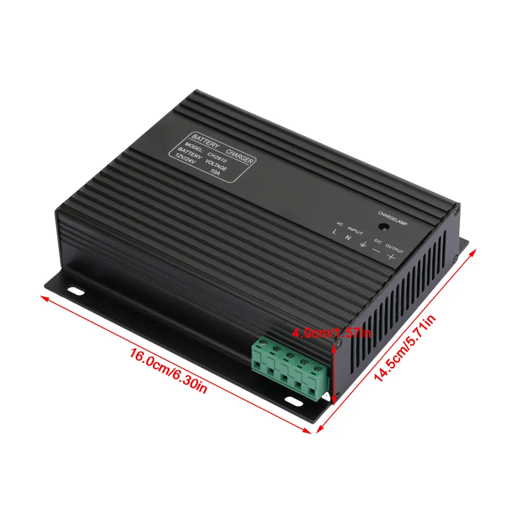 CH2810 12V/24VDC 10A Diesel Automatisk generatorbatteriladdare