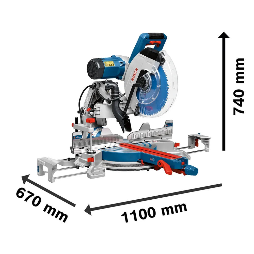 Bosch GCM 12 GDL 2000W geringssåg