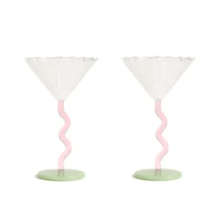 &Klevering Coupe Curve pink - Set 2