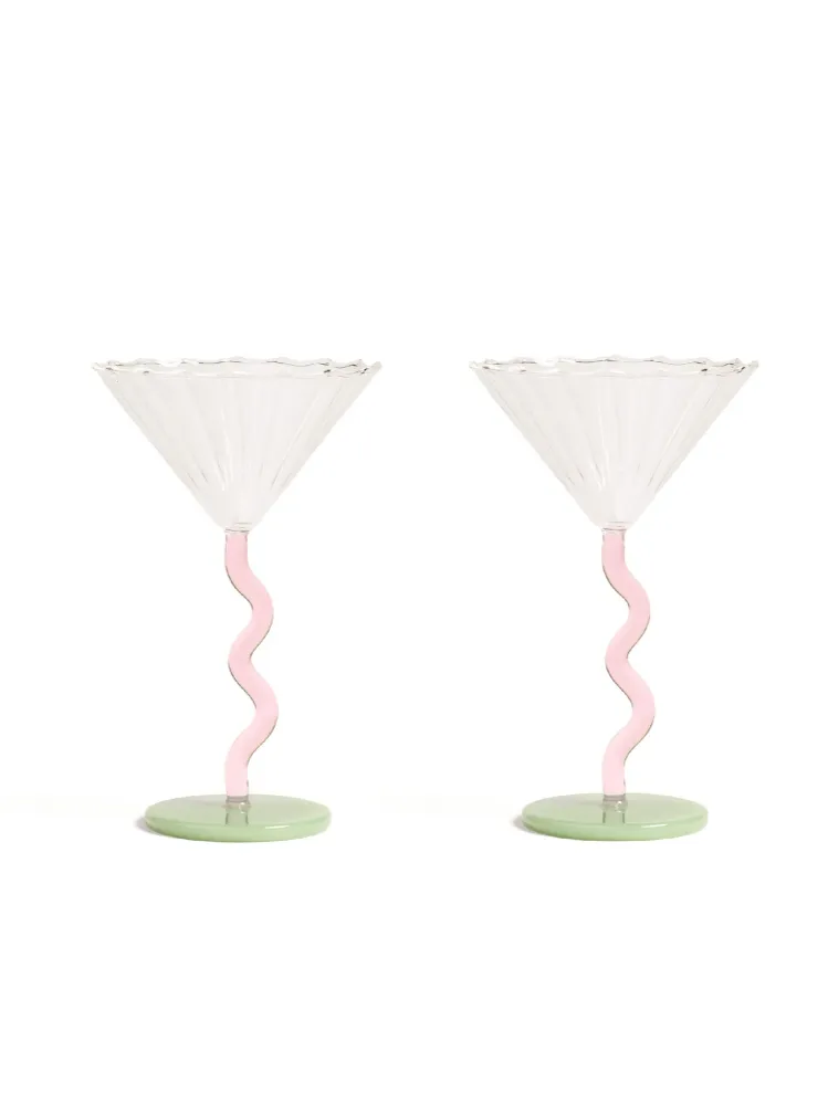 &Klevering Coupe Curve pink - Set 2