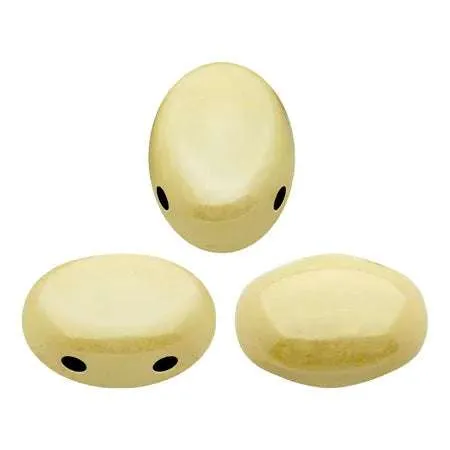 High Alumina Samos® par Puca® - Opaque Ivory Clay Look, 10 gram