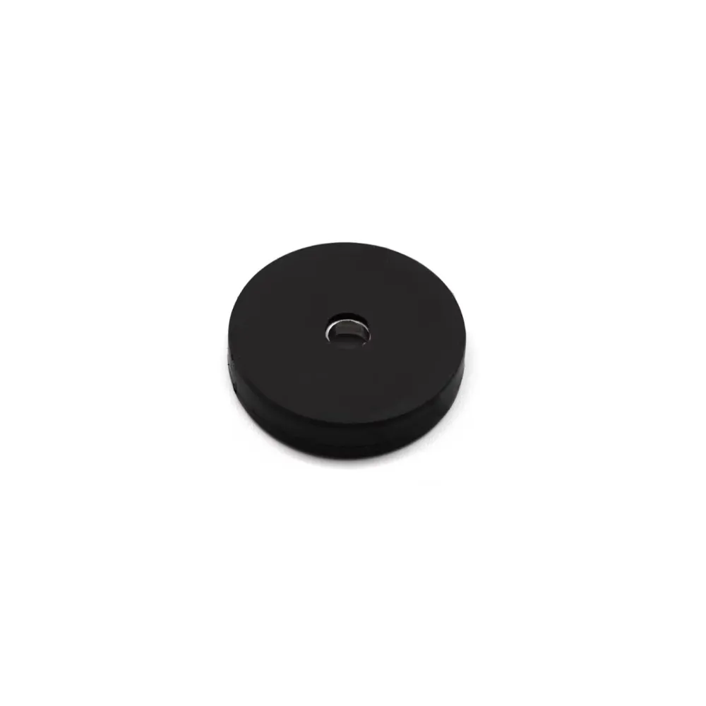 Countersunk gummimagnet, 20x7 mm