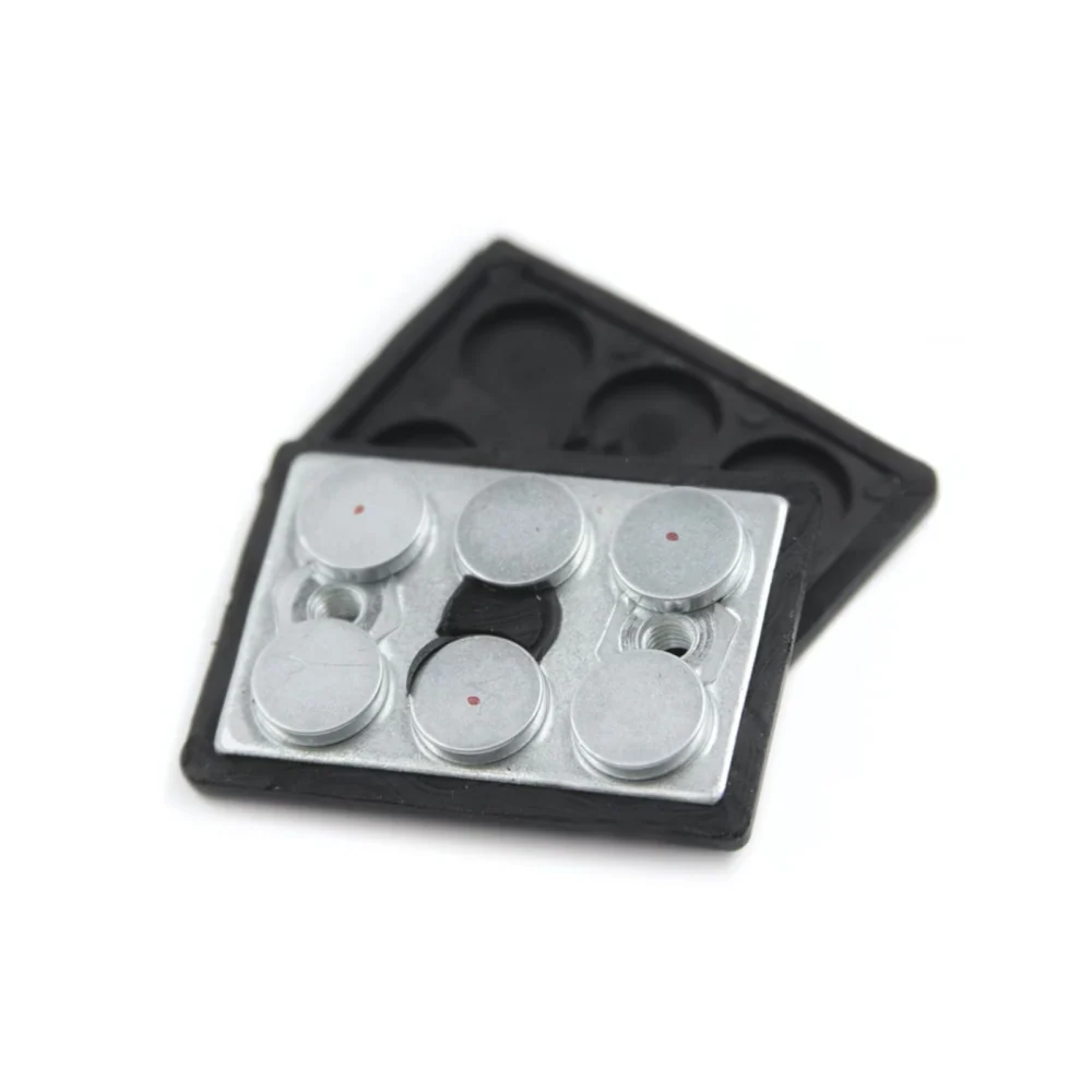 Gummimagnet m. invändig gänga, 43x31 mm (dubbelt)