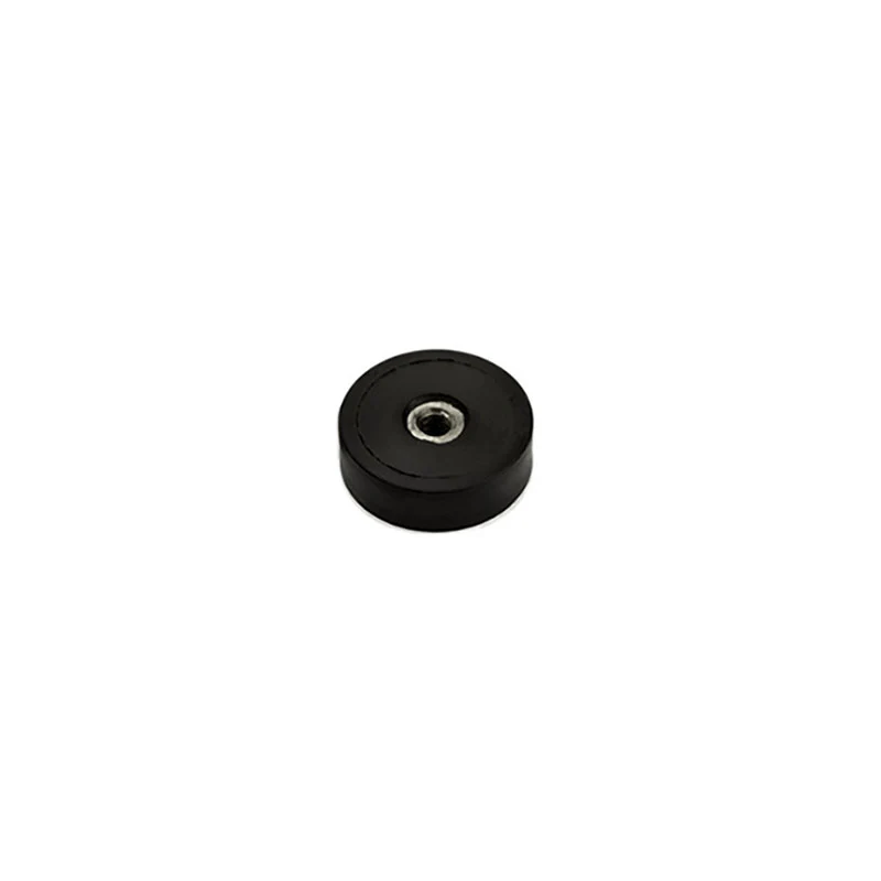 Gummimagnet m. invändig gänga, Ø20 mm