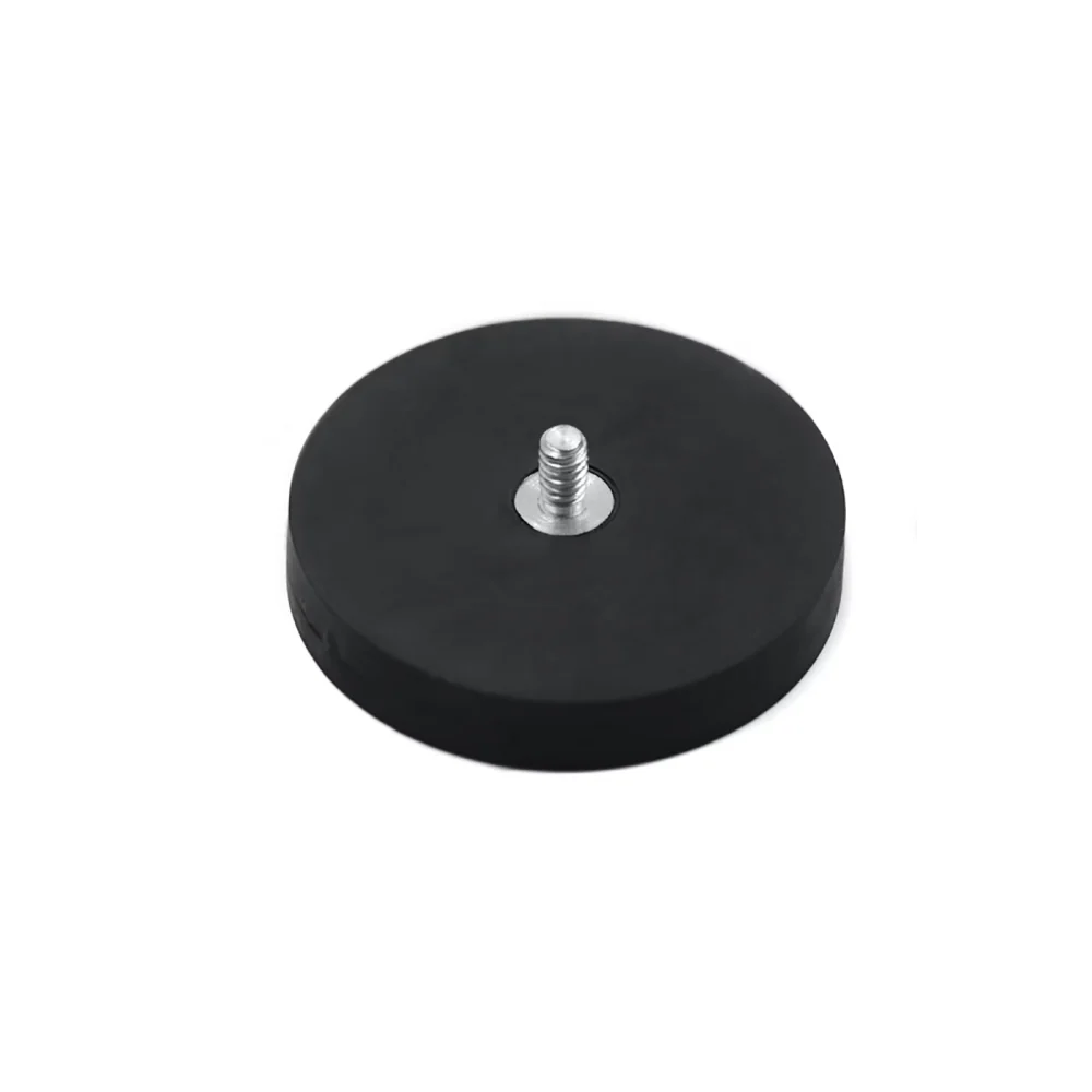 Gummimagnet med utvändig gänga, Ø66 mm
