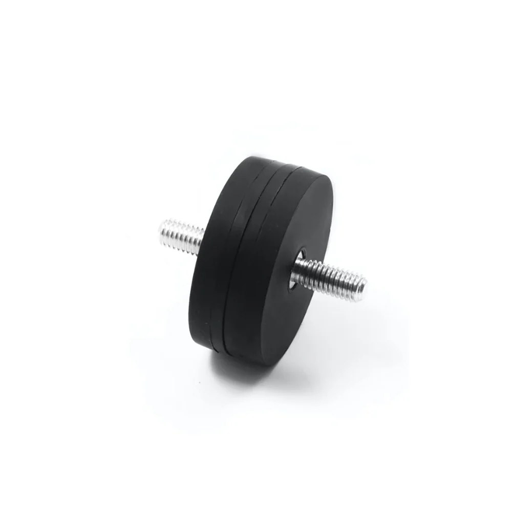Gummimagnet med utvändig gänga, Ø66 mm