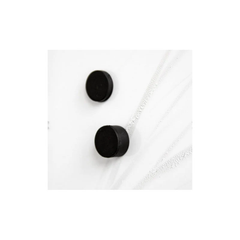 Gummimagnet Svart, 17x4 mm
