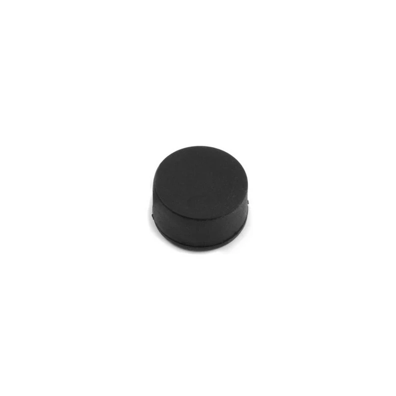 Gummimagnet Svart, 17x9 mm