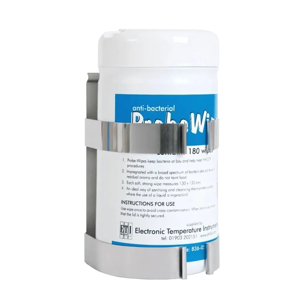 Sond -wipes väggstöd - rostfritt stål