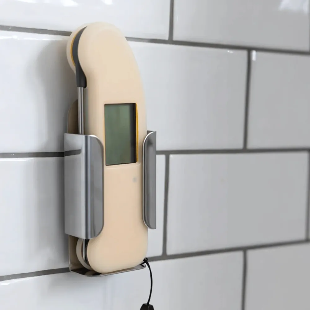 Väggstöd i Thermapen® rostfritt stål