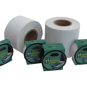 PSP, halkfri tejp vit 100mm x 20m