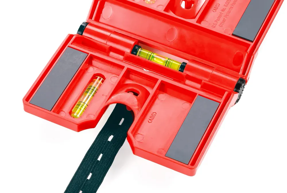 Kapro Stolpvattenpass 340 Postrite med magneter, resår, 3 libeller