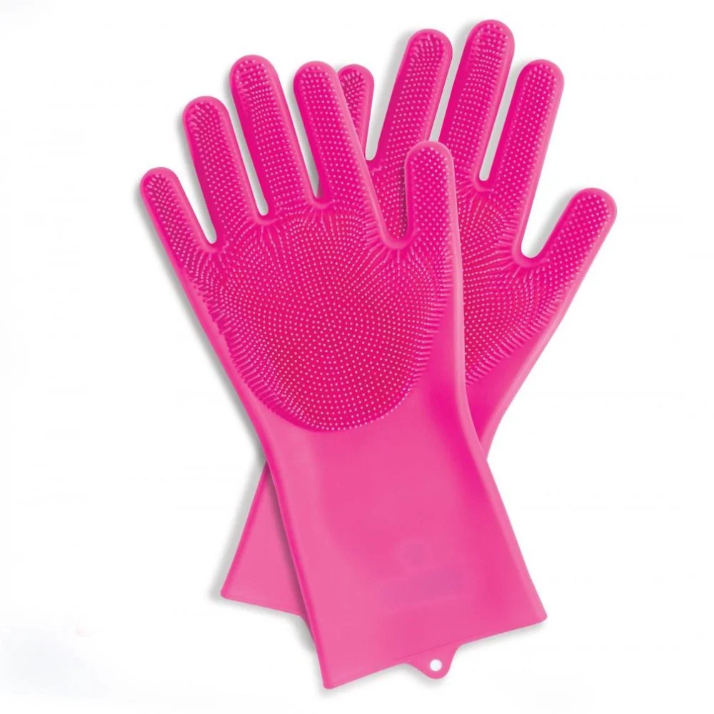 Muc-Off Deep Scrubber Gloves PINK Small