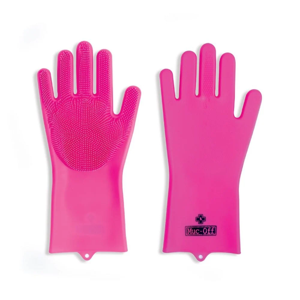 Muc-Off Deep Scrubber Gloves PINK Small