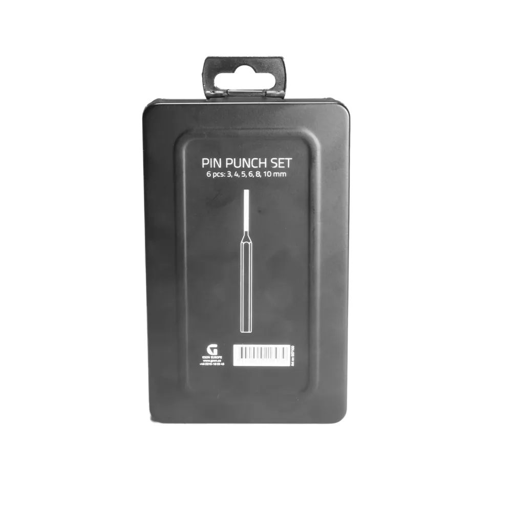 Pin Punch Place 6 delar 3,4,5,6,8,10 mm