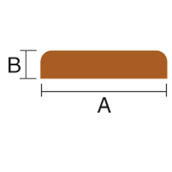 Kantlist 47x10 mm, l=2000 mm