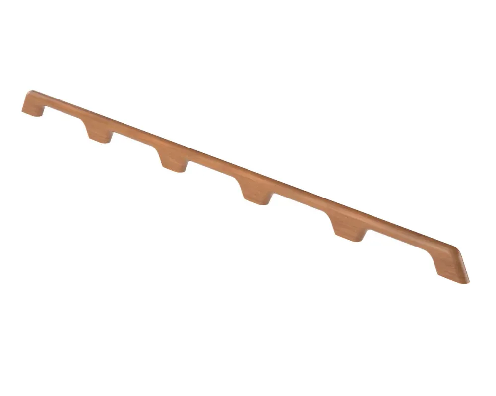 Roca Grabbräcke teak 5 grepp 1350 mm