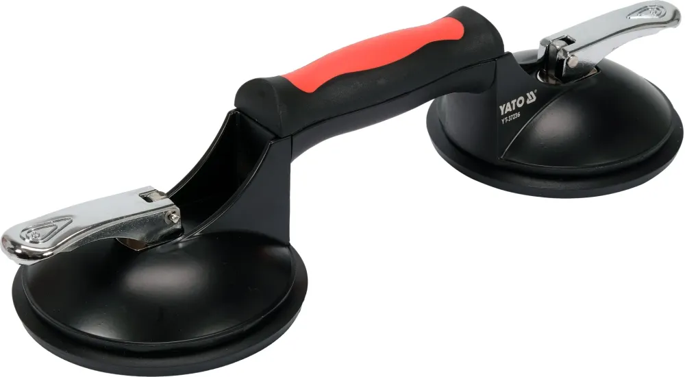 Yato Vacuumlyft Sugkopp Pro dubbel 12,5 cm i aluminium max. 120 kg YT-37236