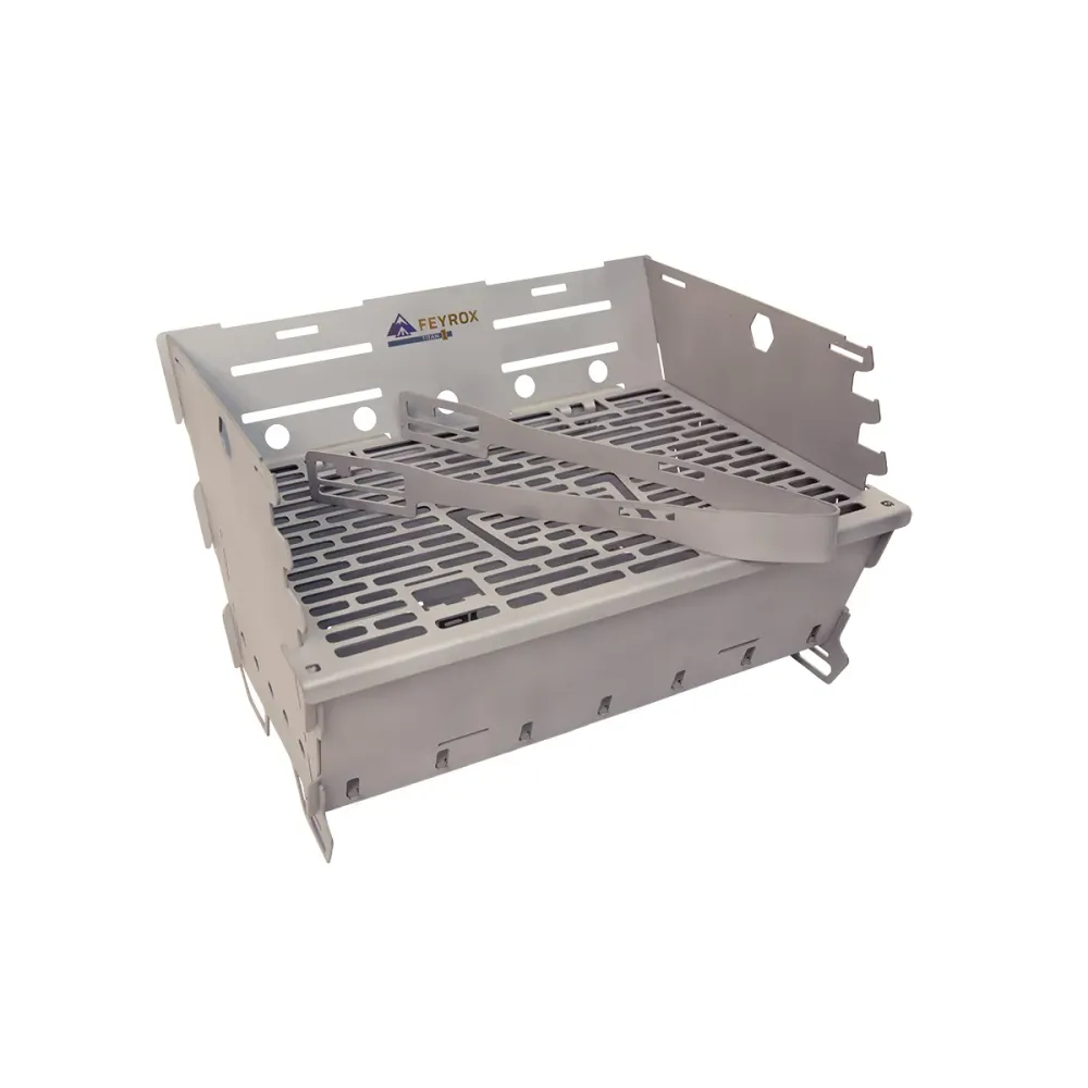 Cabinet Feyrox grill i titan – portabel