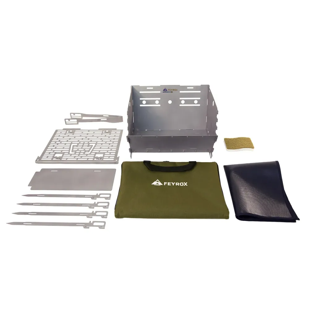 Cabinet Feyrox grill i titan – portabel