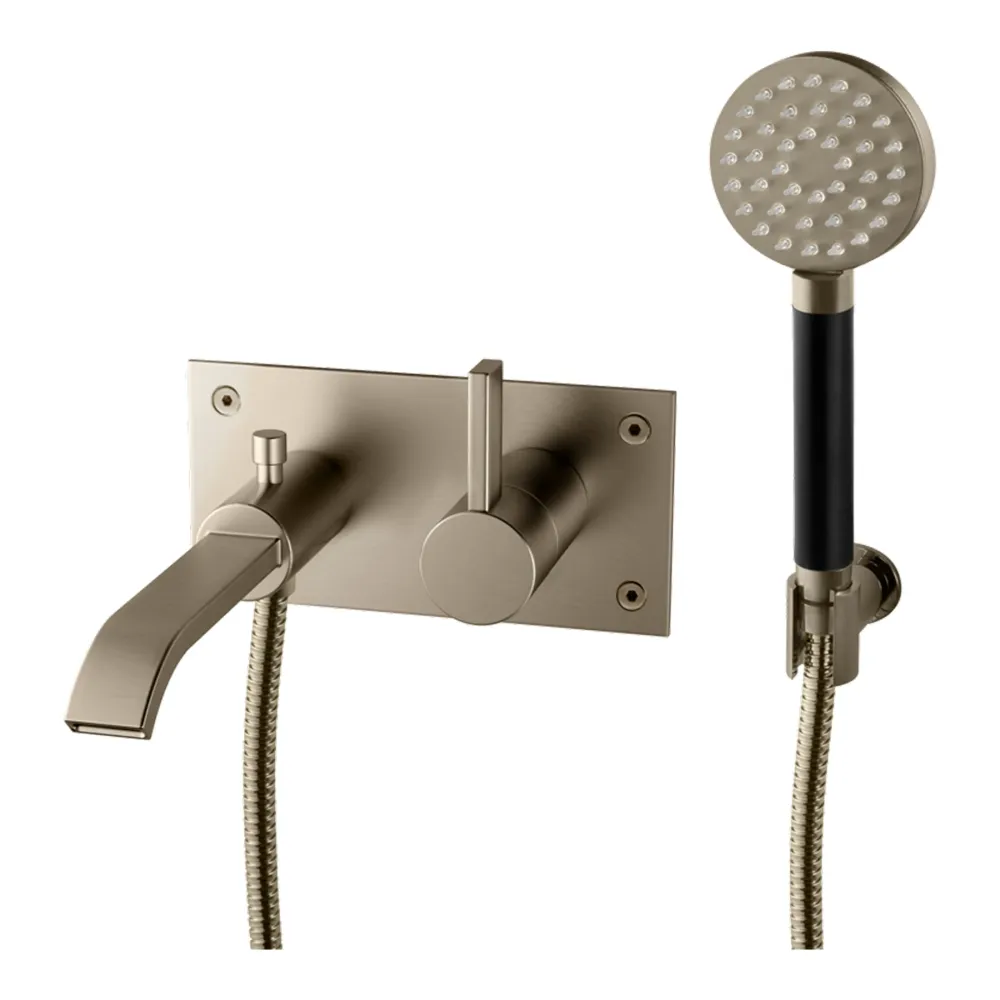 Dusch- och Badkarsblandare Tapwell ARM036 Inbyggd Brushed
