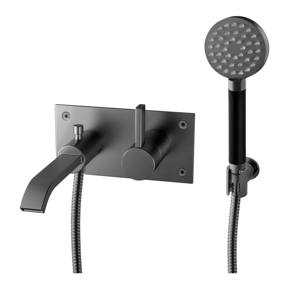 Dusch- och Badkarsblandare Tapwell ARM036 Inbyggd Brushed