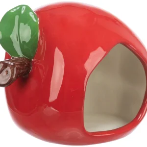 Keramikhus äpple, hamster/möss, 13 × 10 × 10 cm