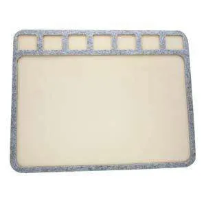 Pärlmatta med fördjupningar 35,6x27,9 cm - 1 styck