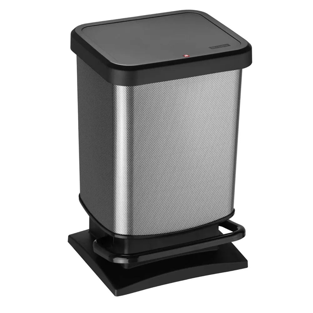 Rotho Paso 20L metallavfallskorg med pedal