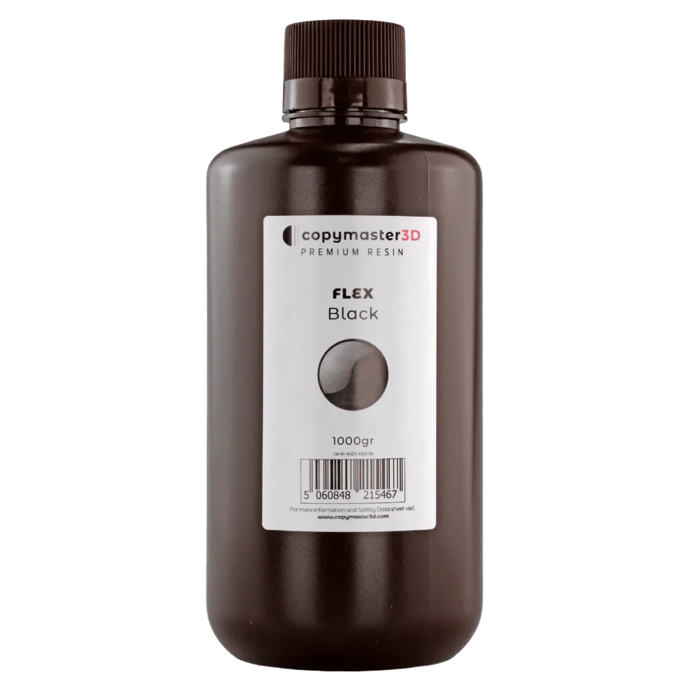 Copymaster3D Flex UV-harts 1000 ml svart
