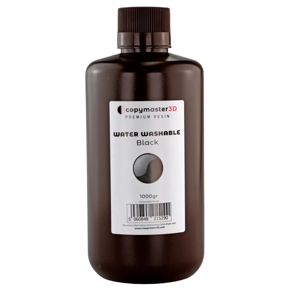 Copymaster3D vattenavtvättbar UV-harts - 1000 ml - svart