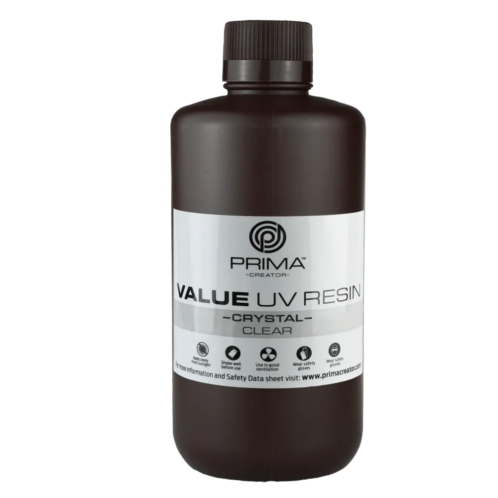 PrimaCreator Value Crystal UV-harts - 1000 ml - Klar