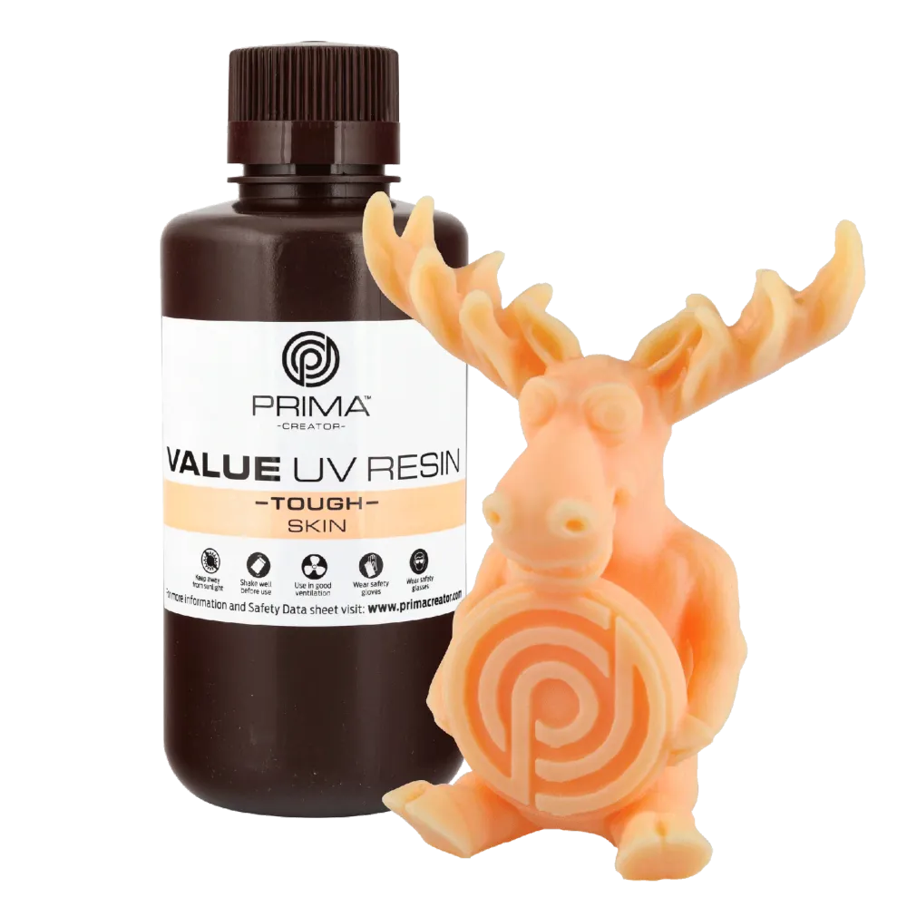 PrimaCreator Value Tough UV-harts (ABS-liknande) - 500 g - Hud