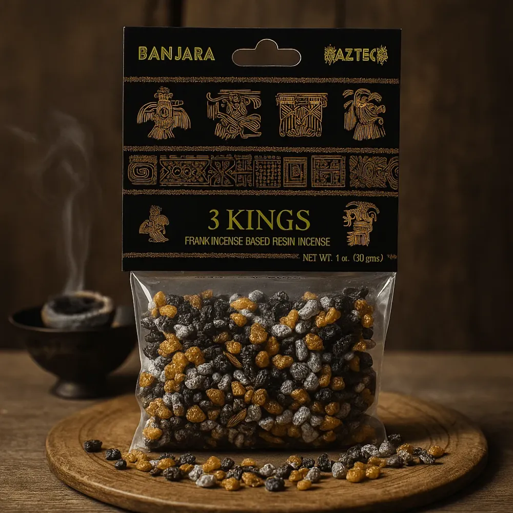 Rökelse av harts 3 Kings Banjara