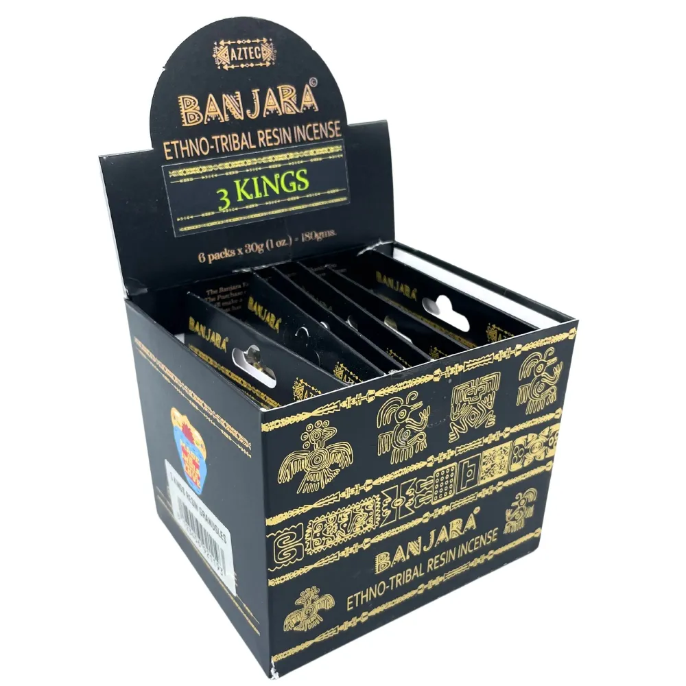 Rökelse av harts 3 Kings Banjara