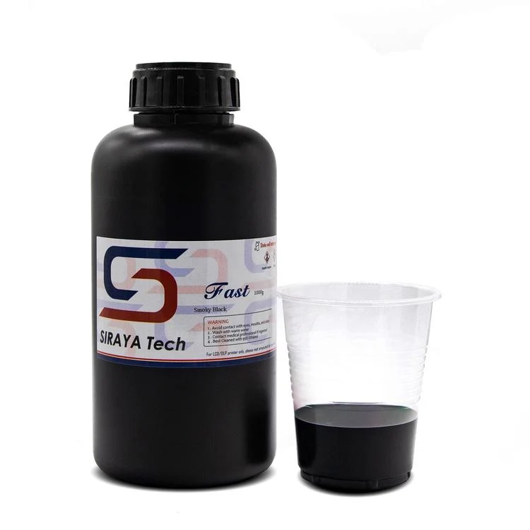 Siraya Tech Snabb ABS-liknande Harts – 1 kg – Rökig Svart